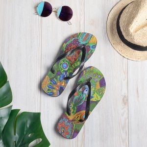 Original Art Print Flip-Flops